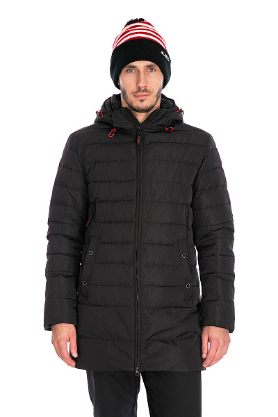 Мужской зимний Пуховик Lafor Черный, 767030