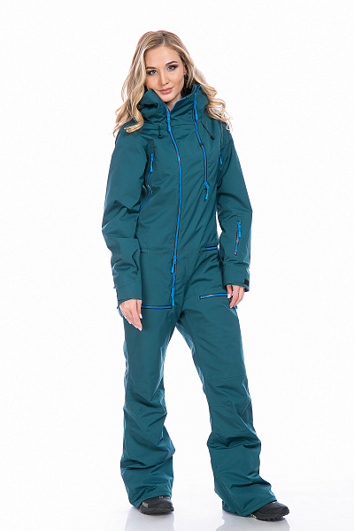 Женский горнолыжный Комбинезон Running River Бирюзовый, 827895