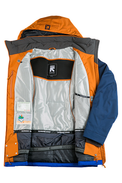 Мужская горнолыжная Куртка Running River Коричневый, 827890