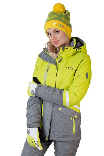 Женская горнолыжная Куртка High Experience Салатовый, 6980158