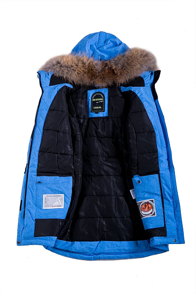 Женская зимняя Парка High Experience Голубой, 6980243