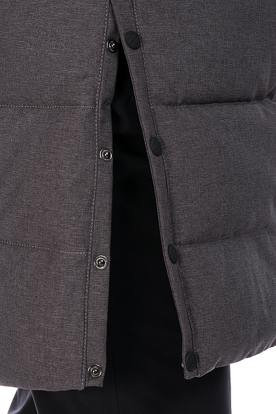 Женский зимний Пуховик WHS Темно-серый, 8783217