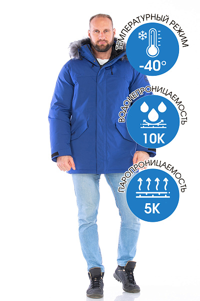 Парка Tisentele Синий, 847624