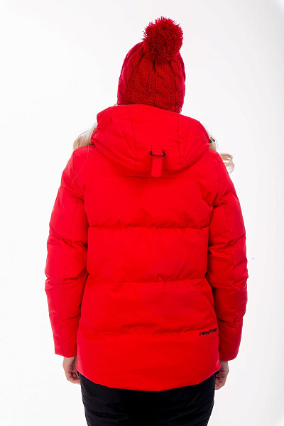 Женский зимний Пуховик WHS Красный, 8783129