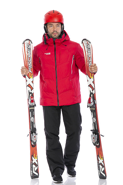 Мужской горнолыжный Пуховик Running River Красный, 8278118