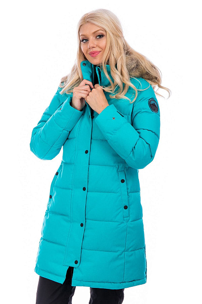 Женский зимний Пуховик WHS Голубой, 878382