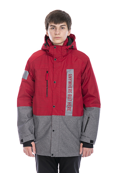 Детская горнолыжная Куртка WHS Бордовый, 8783301