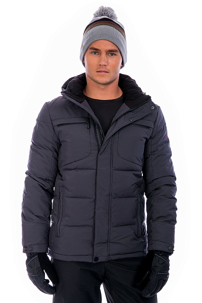 Мужской зимний Пуховик WHS Серый, 8783131