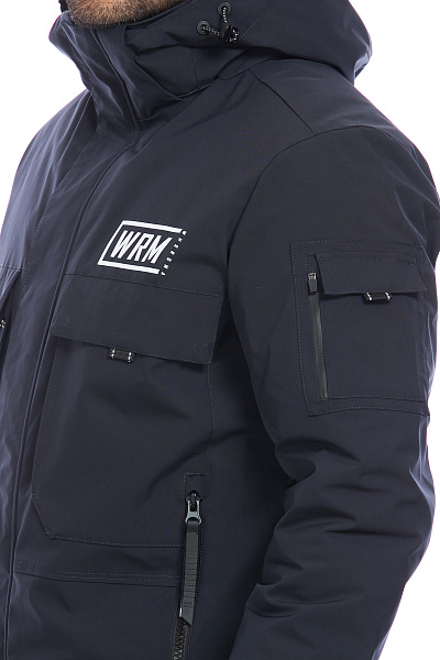 Мужская зимняя Парка WHS Темно-серый, 8783355