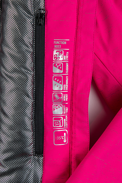 Женская горнолыжная Куртка WHS Малиновый, 8783233