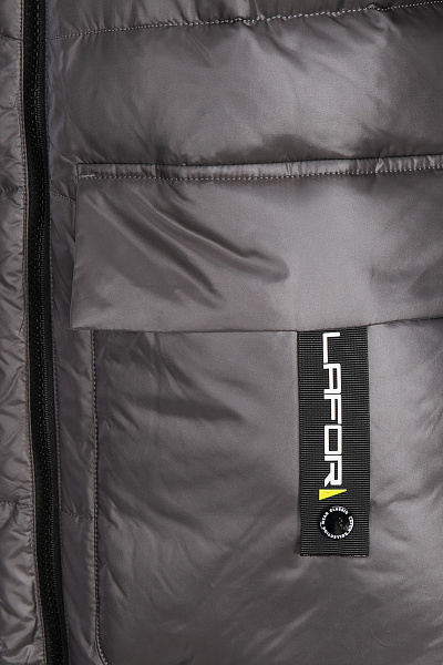 Женский зимний Пуховик Lafor Темно-серый, 767011