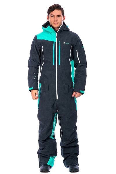Мужской горнолыжный Комбинезон Snow Headquarter Серый, 838115