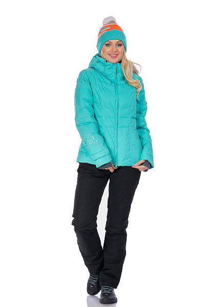 Женский горнолыжный Пуховик Running River Мятный, 827866