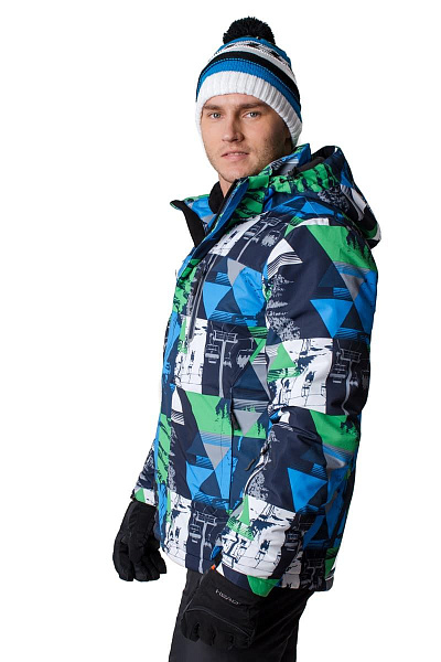 Мужская горнолыжная Куртка High Experience Голубой, 6980140