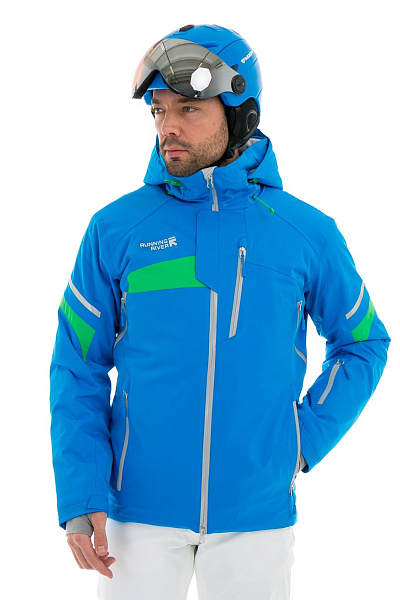 Мужская горнолыжная Куртка Running River Голубой, 82782