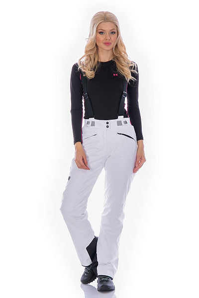 Женские горнолыжные Штаны WHS Белый, 8783163
