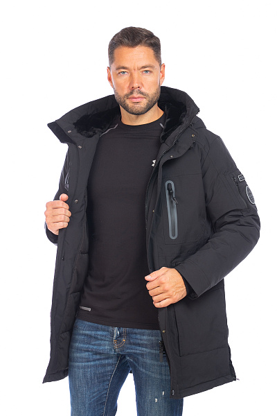 Парка WHS Черный, 8783456