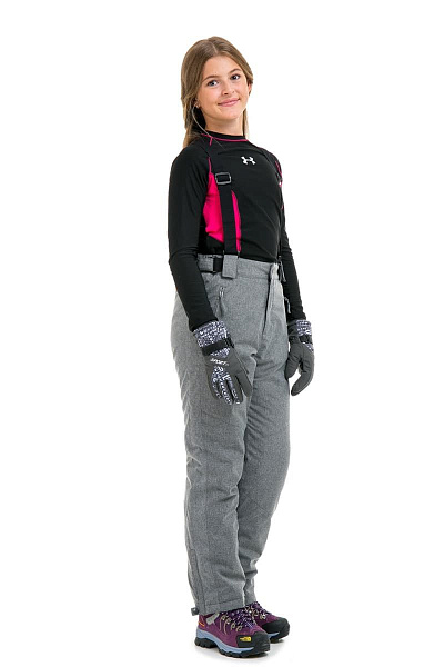 Детские горнолыжные Штаны High Experience Серый, 6980185