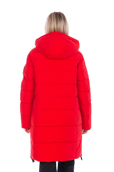 Пуховик WHS Красный, 8783389