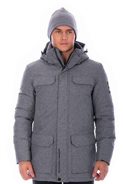 Мужская зимняя Куртка WHS Серый, 8783166