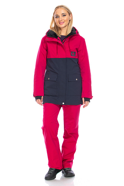 Женская горнолыжная Куртка WHS Малиновый, 8783334