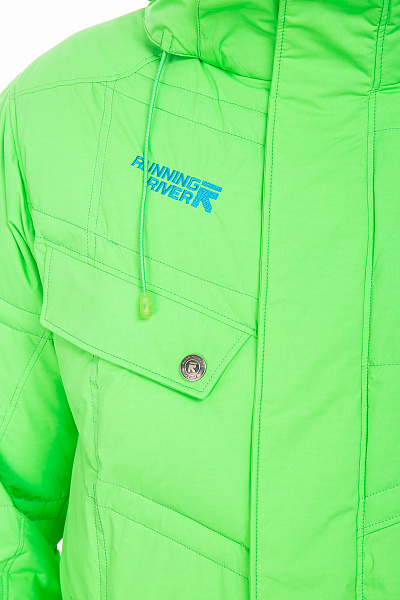 Мужская горнолыжная Куртка Running River Зеленый, 8278119