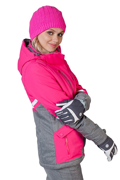 Женский горнолыжный Костюм High Experience Малиновый, 6980158K1