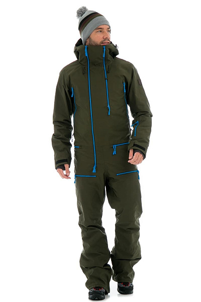 Мужской горнолыжный Комбинезон Running River Зеленый, 827817