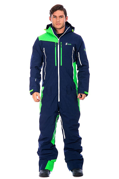 Мужской горнолыжный Комбинезон Snow Headquarter Темно-синий, 838115