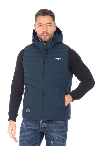 Жилет Tisentele Серо-синий, 847646