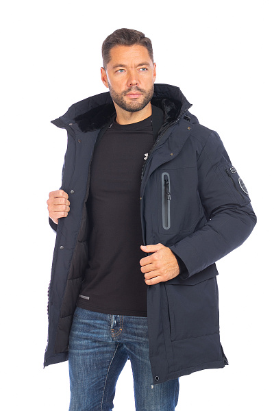 Парка WHS Темно-синий, 8783456