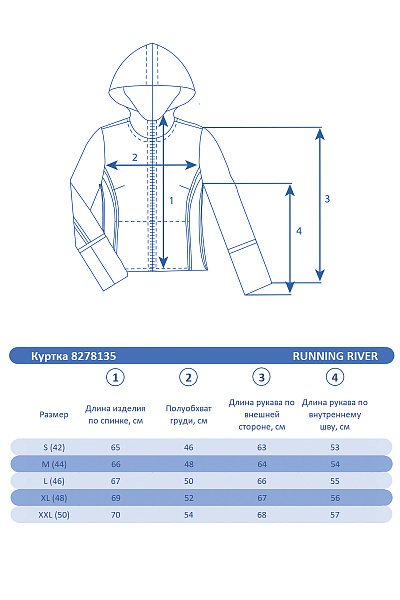Женский горнолыжный Костюм Running River Голубой, 8278135K2
