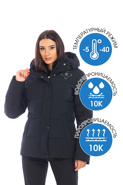 Куртка WHS Черный, 8783459