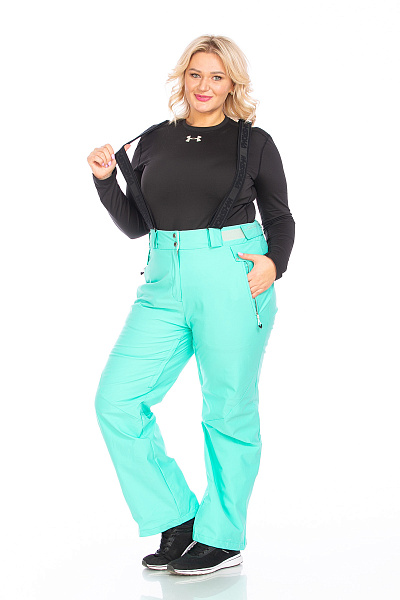 Штаны женские WHS Мятный, 8783393