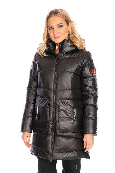 Женский зимний Пуховик Lafor Черный, 767032