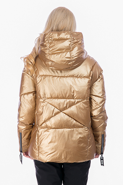 Женский зимний Пуховик WHS Желтый, 8783204