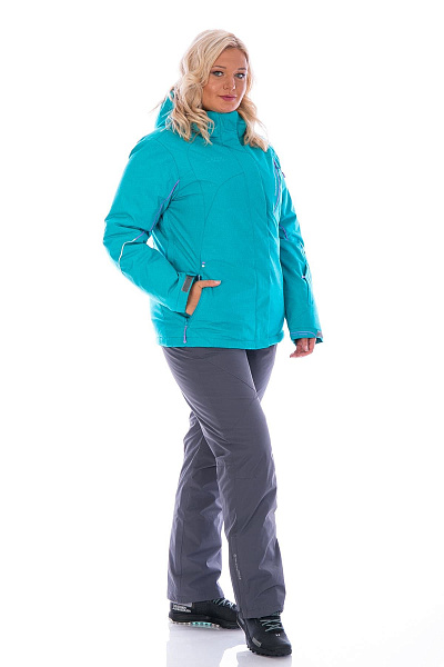 Женский горнолыжный Костюм High Experience Бирюзовый, 6980271K1