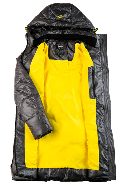 Женский зимний Пуховик Lafor Темно-серый, 767011