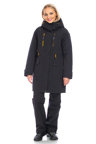 Женская зимняя Парка WHS Черный, 8783338