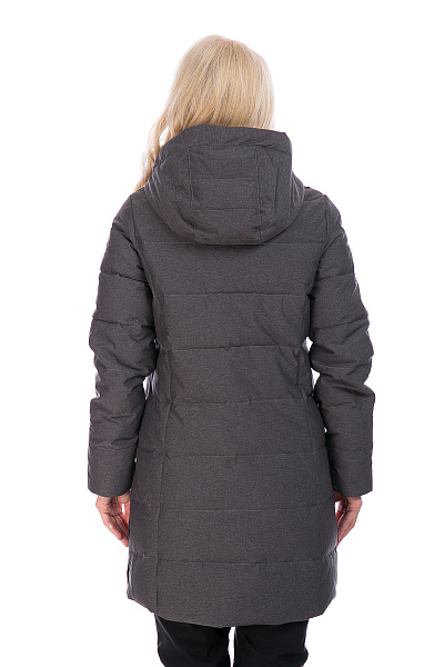 Женский зимний Пуховик WHS Темно-серый, 8783217