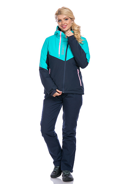 Женский горнолыжный Костюм High Experience Бирюзовый, 6980316K1