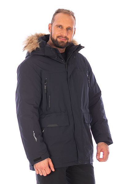 Мужская зимняя Парка Lafor Темно-серый, 767066