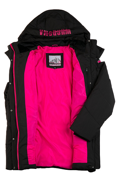 Женский зимний Пуховик WHS Черный, 8783227