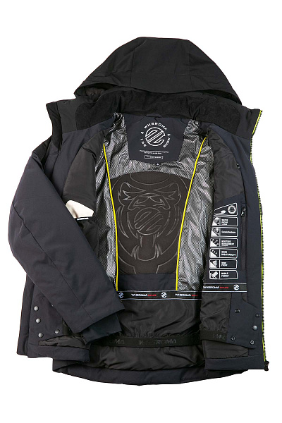 Мужской горнолыжный Костюм WHS Темно-серый, 8783470K1