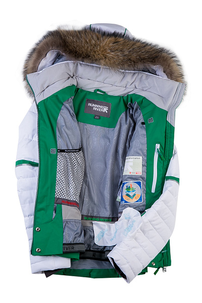 Женская горнолыжная Куртка Running River Зеленый, 827815