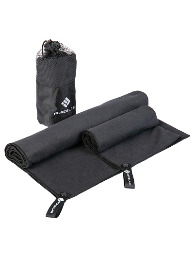 Полотенце Forcelab Черный 40х80, 7066136