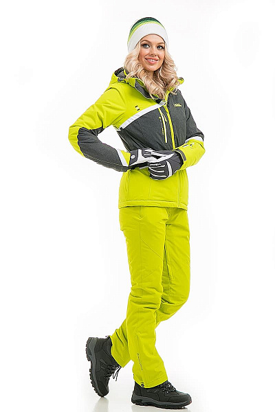Женский горнолыжный Костюм High Experience Салатовый, 6980199K1