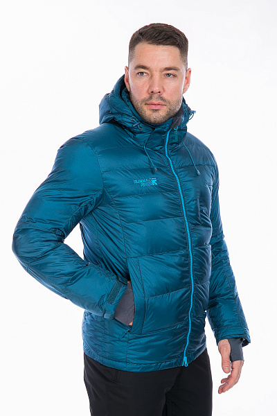 Мужской горнолыжный Пуховик Running River Темно-синий, 827869