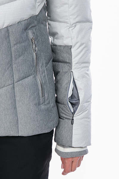 Женский горнолыжный Пуховик High Experience Серый, 6980377