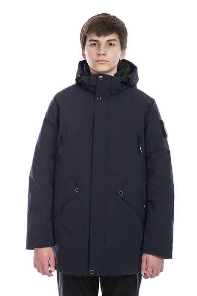 Детская зимняя Парка WHS Темно-синий, 8783283